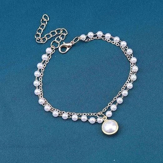 Pearl Hand Chain Bracelet