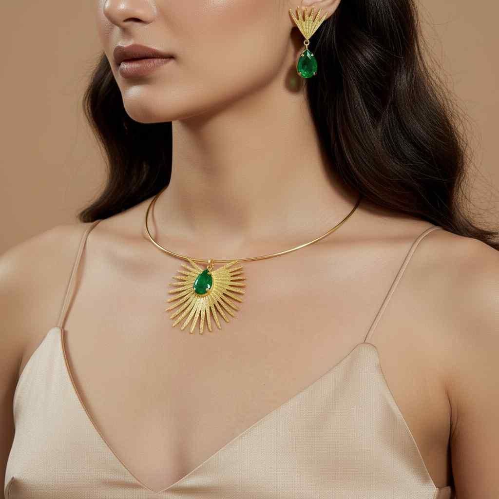 Set of Necklace and Earring