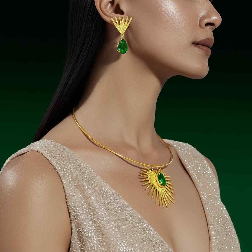 Set of Necklace and Earring