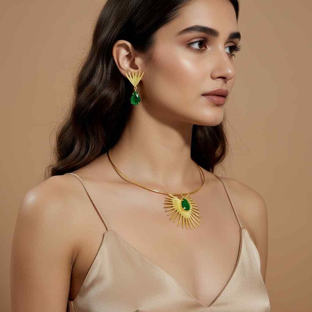 Set of Necklace and Earring