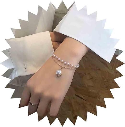 Pearl Hand Chain Bracelet