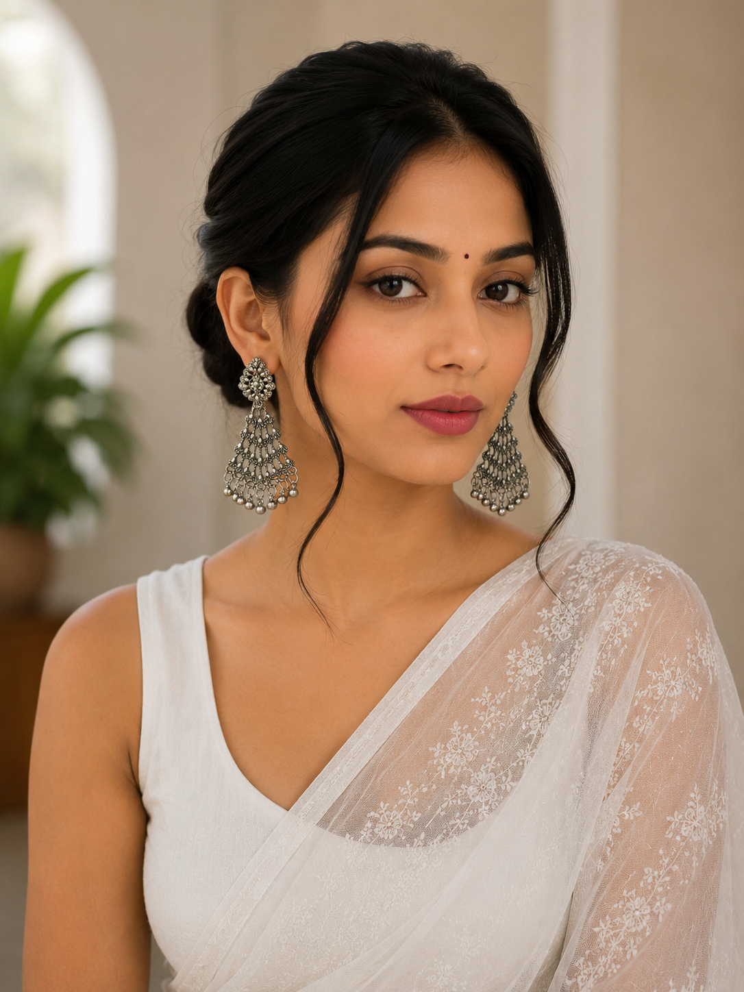 MoonVibe Silver Jhumkas – Joy 12